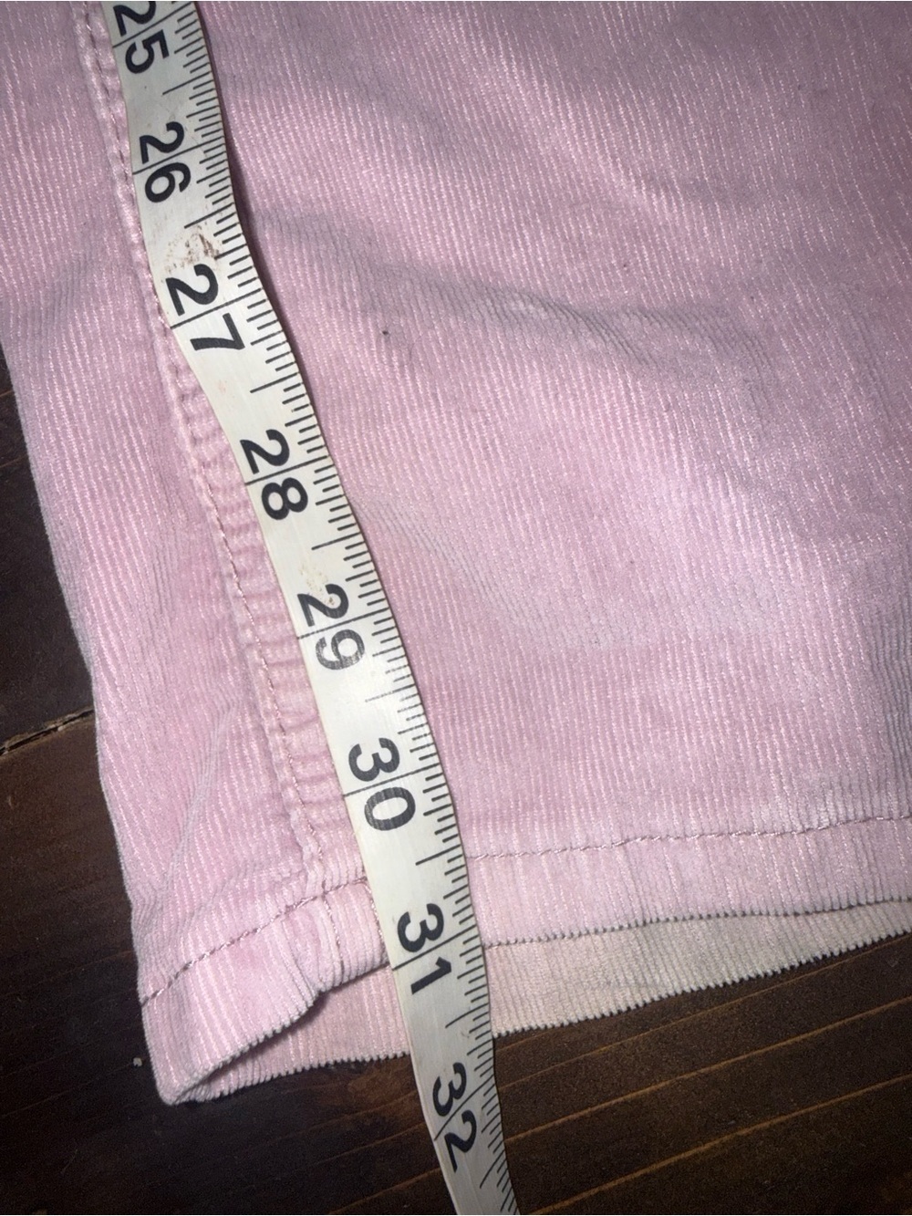 Free People We The Free Corduroy Dusty Mauve Flare Pants Size 30 - Picture 10 of 10
